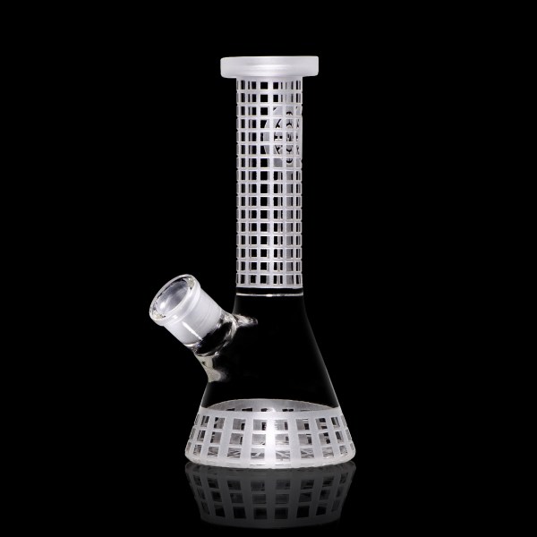 Squared 6" Clear Mini Beaker Bong