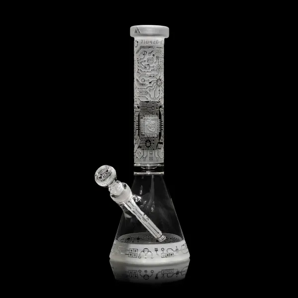 Circuitboard 15" Clear Beaker Bong
