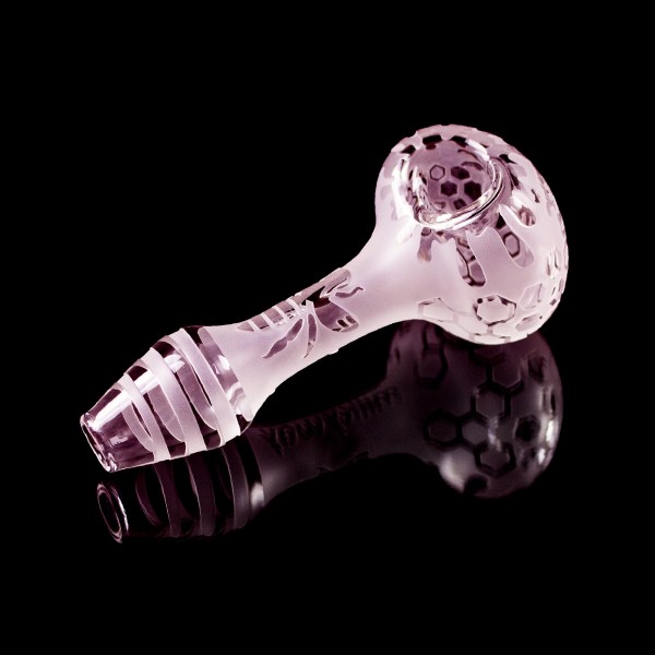 Bee Hive Pink Hand Pipe