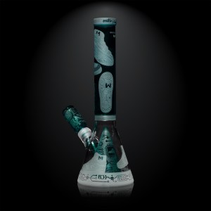 Motherboard Mid '23 15" Teal Beaker Bong with Collins Perc