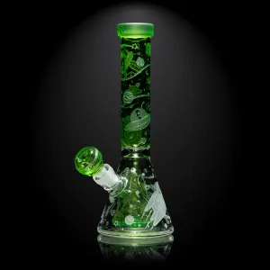 Space Odyssey in 3D 11 Slime Beaker Bong with Collins Perc