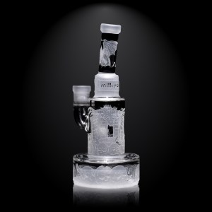 Temple of the Dragon 7″ Clear Dab Rig