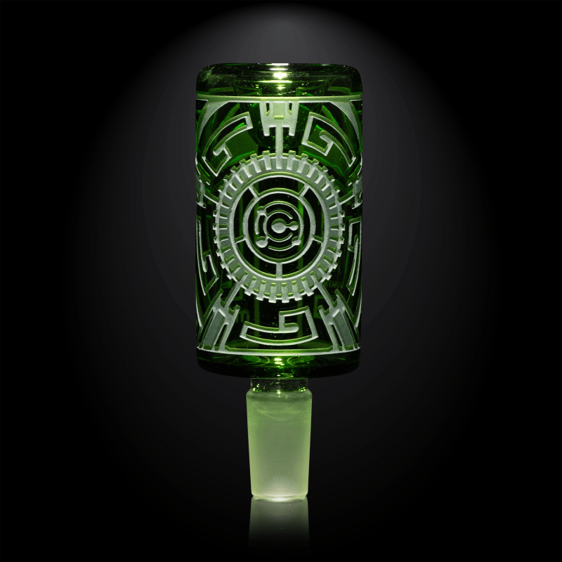 MB-053-1_A nuclear green bong Bowl-nuclear-Milkyway