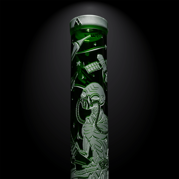 Alien Artifacts green beaker bong-space odyssey-Milkyway
