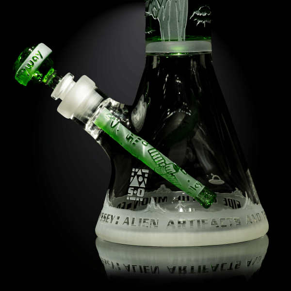 Alien Artifacts green beaker bong-space odyssey-Milkyway