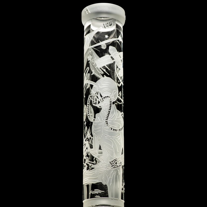 Alien Artifacts clear beaker bong-space odyssey-Milkyway