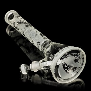 Alien Artifacts clear beaker bong-space odyssey-Milkyway