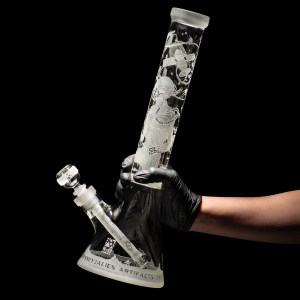 Alien Artifacts clear beaker bong-space odyssey-Milkyway