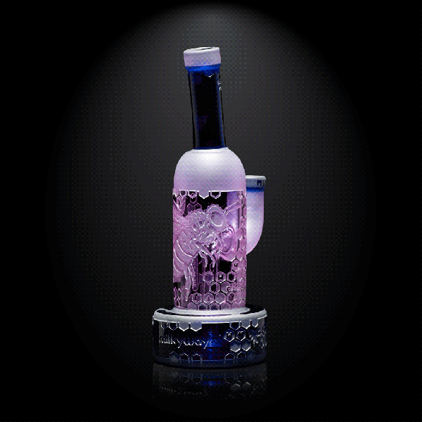 Pollenator purple/dark blue dab rig-the hive-Milkyway