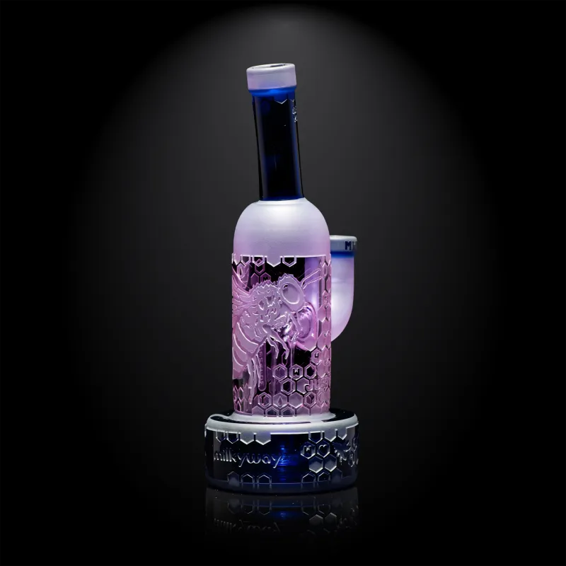 Pollenator purple/dark blue dab rig-the hive-Milkyway