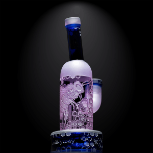 Pollenator purple/dark blue dab rig-the hive-Milkyway