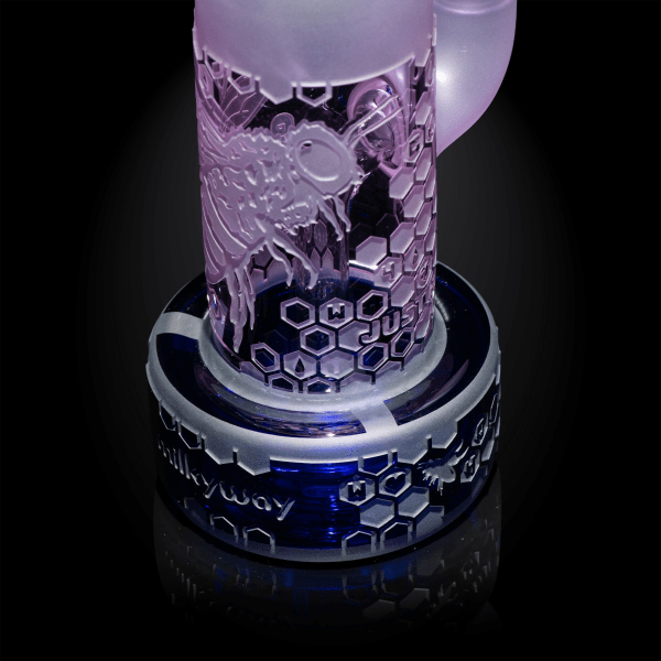 Pollinator 8″ Dab Rig - Milkyway Glass Pollinator 8″ Dab Rig - Milkyway Glass