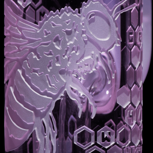 Pollenator purple/dark blue dab rig-the hive-Milkyway