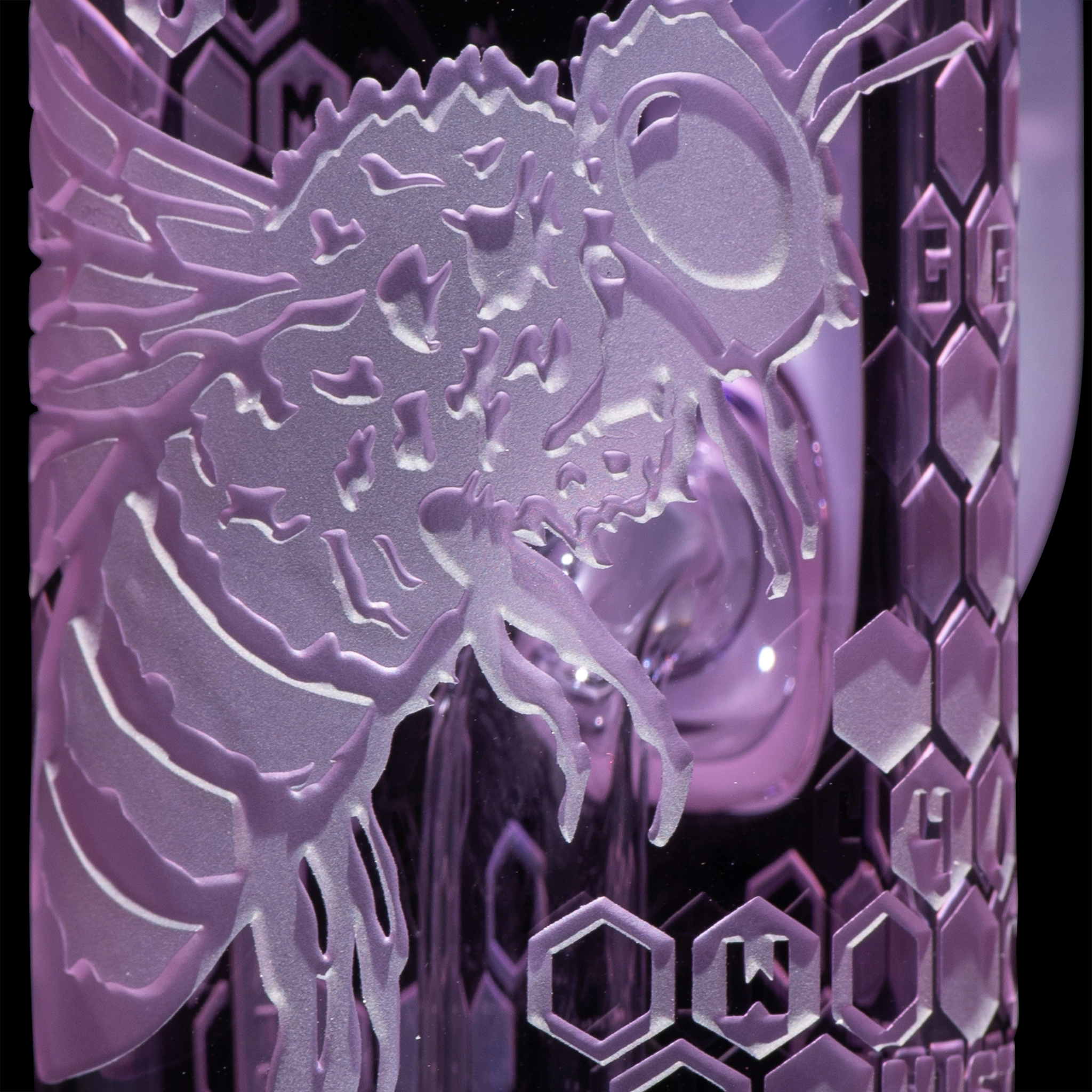 MK-1347-2_O Pollenator purple/dark blue dab rig-the hive-Milkyway