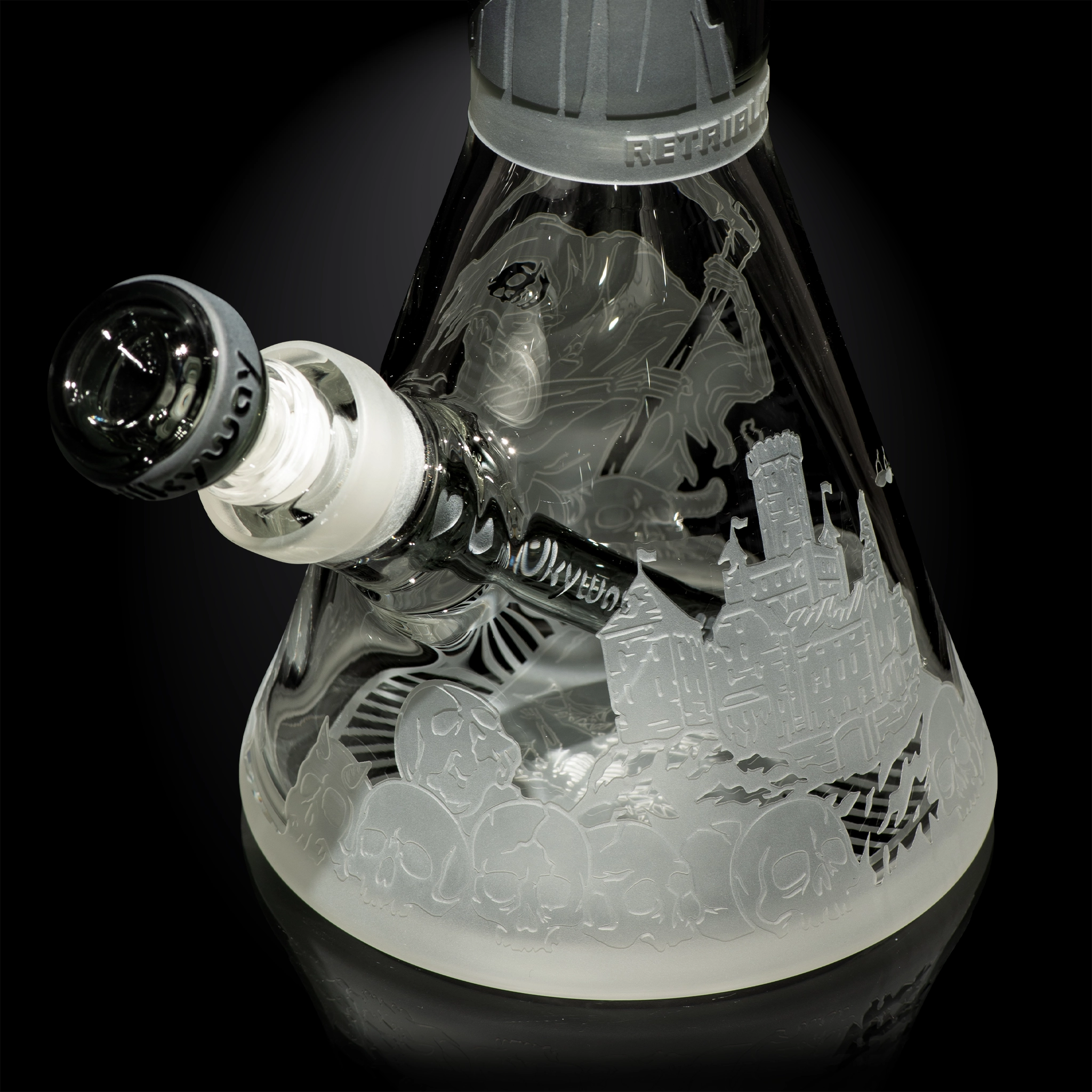 Retribution smoke beaker bong-skullduggery-Milkyway