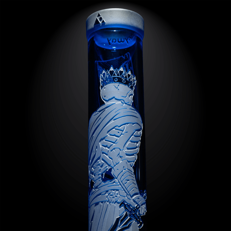 Retribution light blue beaker bong-skullduggery-Milkyway