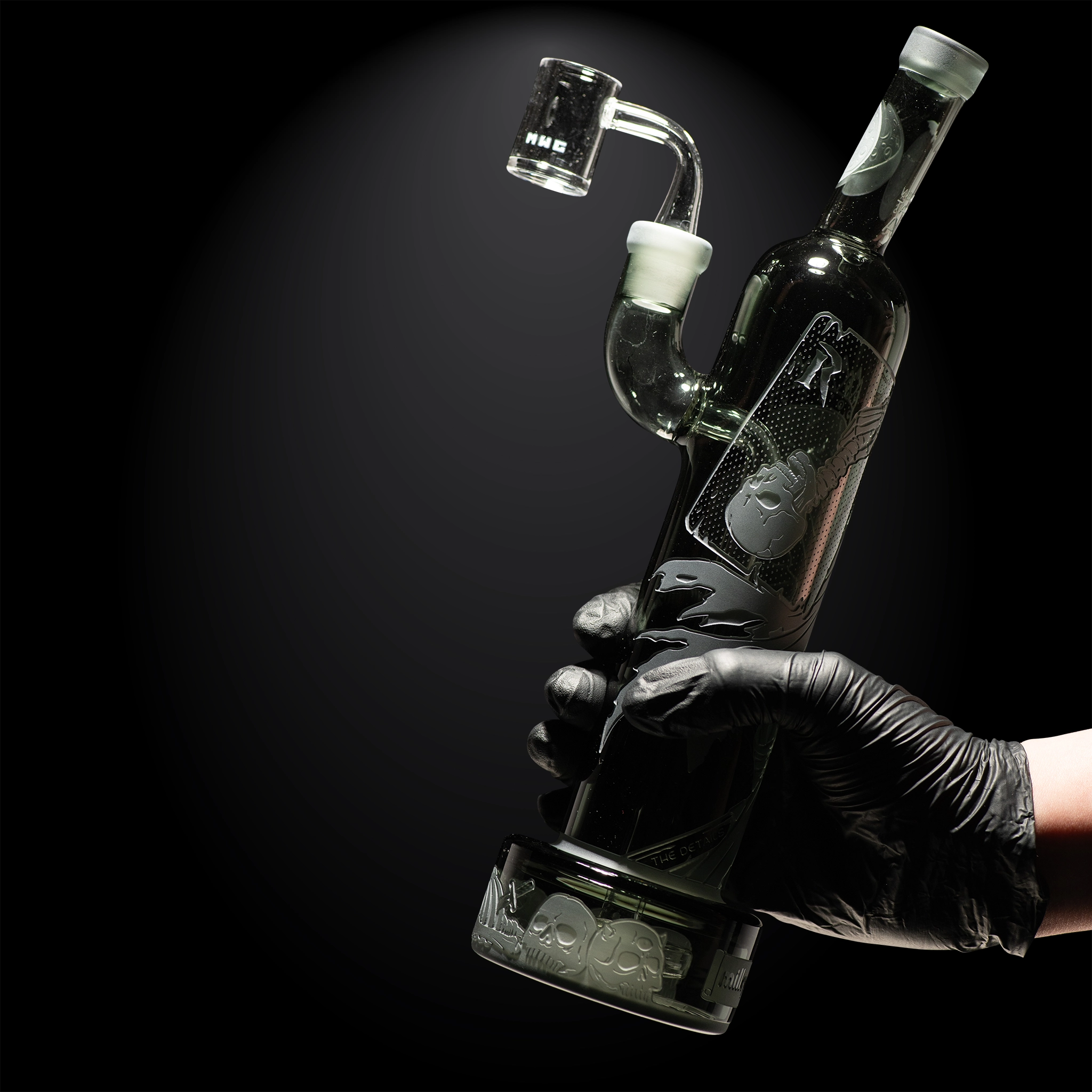 MK-1600-1_Q Retribution smoke dab rig-skullduggery-Milkyway