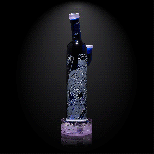 Retribution dark blue/purple dab rig-skullduggery-Milkyway