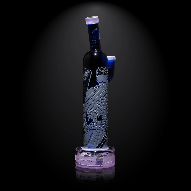 Retribution dark blue/purple dab rig-skullduggery-Milkyway