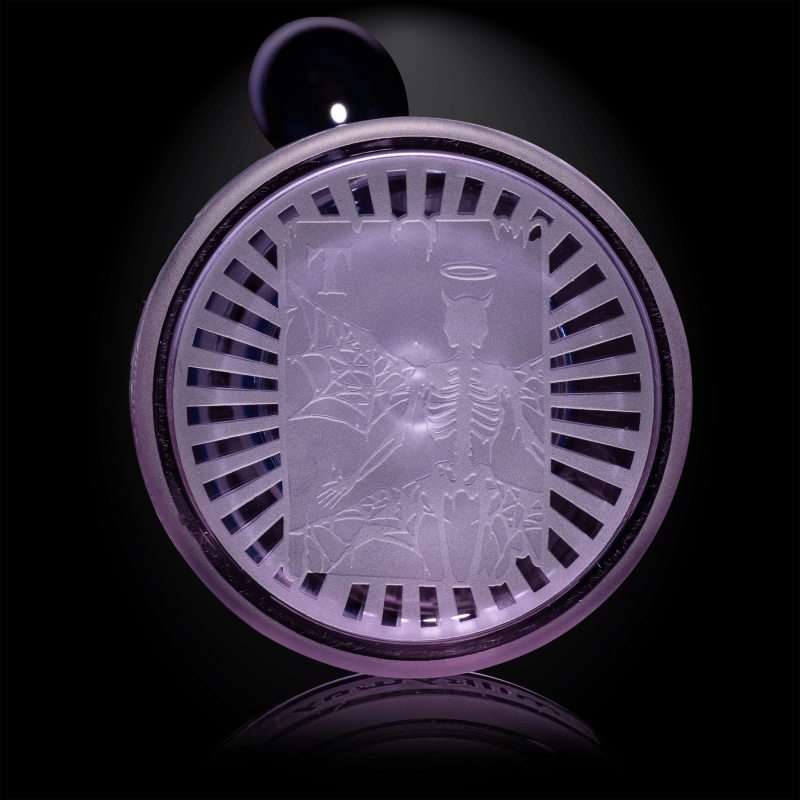 Retribution dark blue/purple dab rig-skullduggery-Milkyway