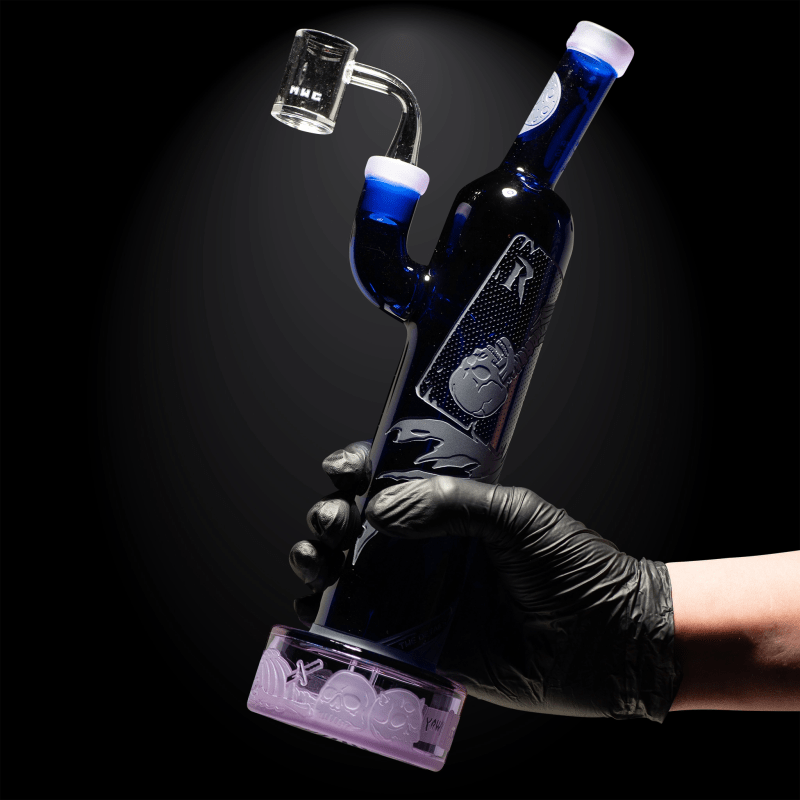 Retribution dark blue/purple dab rig-skullduggery-Milkyway