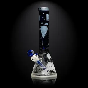 Roswell 1947 14″ Beaker Bong | Milkyway Glass