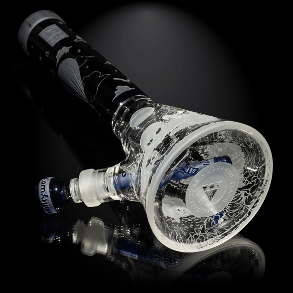 MK-1601-2_N Roswell 1947 dark blue beaker bong-space odyssey-Milkyway