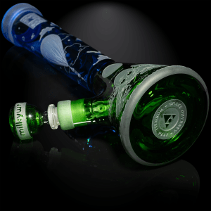 Roswell 1947 light blue/green beaker bong-space odyssey-Milkyway