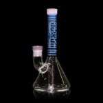 Bio-ID 7" Beaker Bong - Light Blue