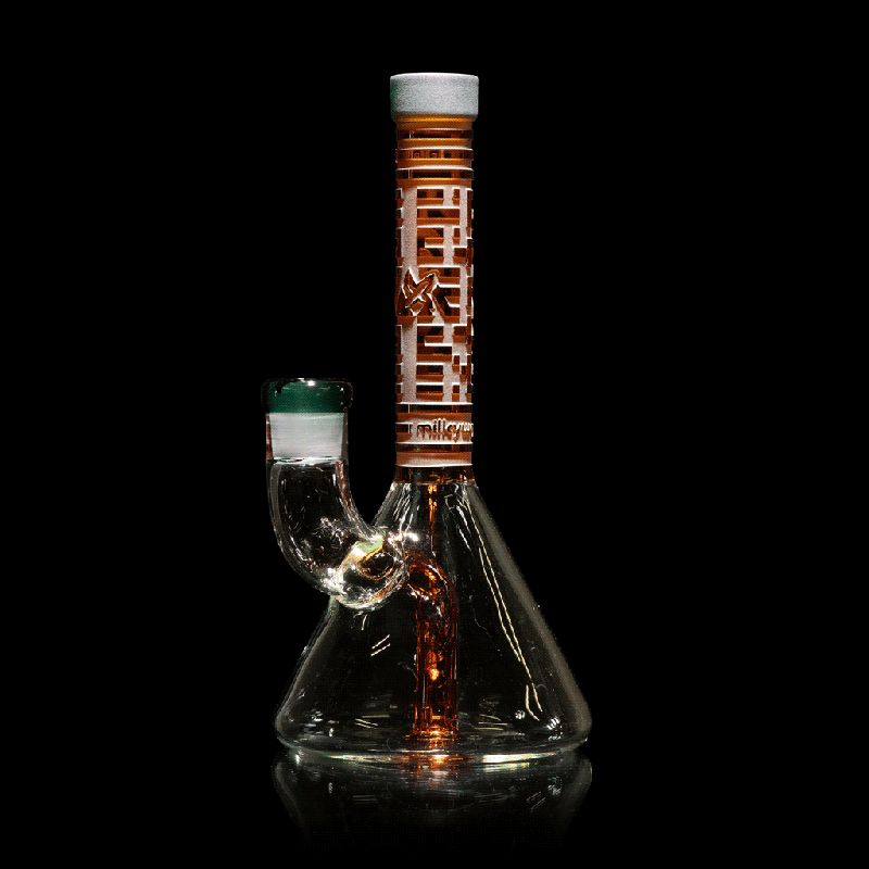 Bio-ID-teal/amber blue dab rigs-milkywayx