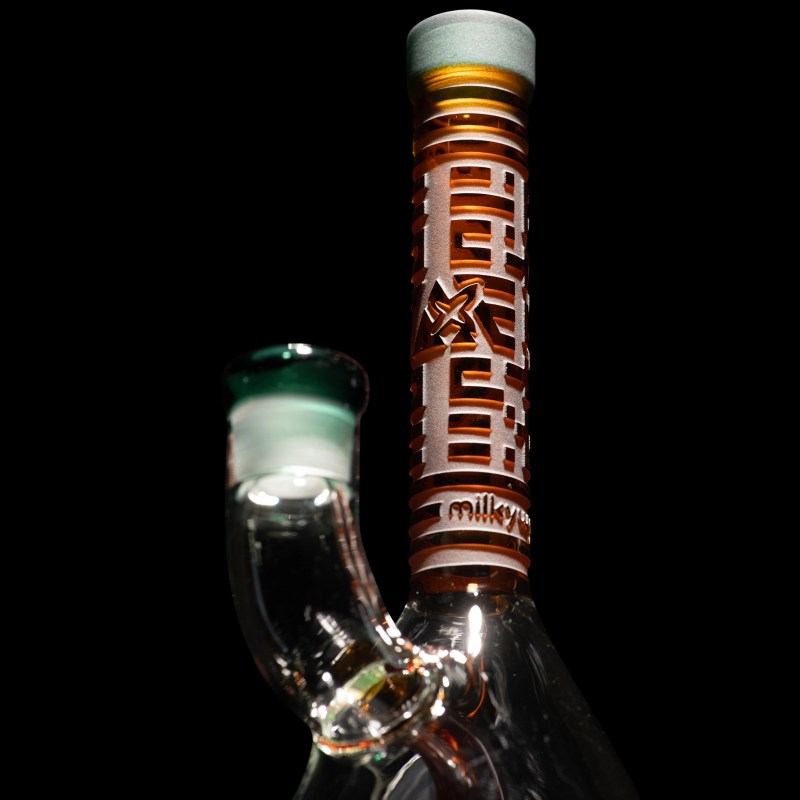 Bio-ID-teal/amber blue dab rigs-milkywayx