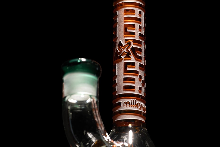 Bio-ID-teal/amber blue dab rigs-milkywayx