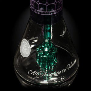 Thug Life-Purple/Teal-Dab Rig-Renaissance-Milkyway