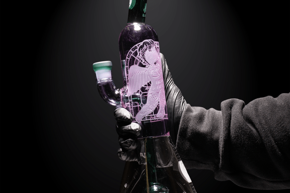 Thug Life-Purple/Teal-Dab Rig-Renaissance-Milkyway