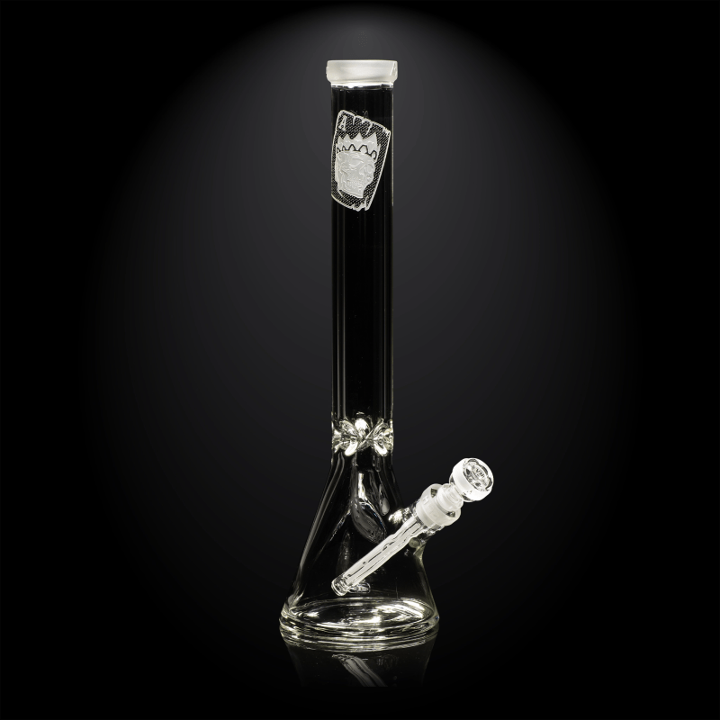 Cursed Saint Card-Clear-Beaker Bong-skullduggery-Milkyway