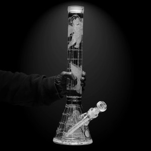 Thugz Mansion-Clear-Beaker Bong-Renaissance-Milkyway