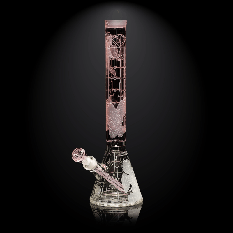 Thugz Mansion-Pink-Beaker Bong-Renaissance-Milkyway