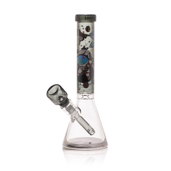 Lost in Space 10" Smoke Mini Beaker Bong