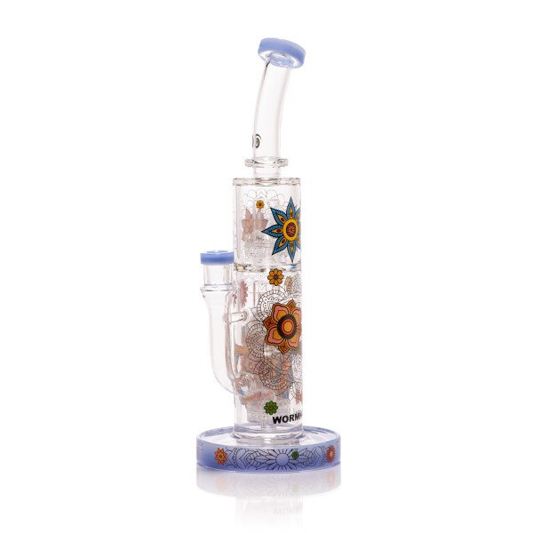 Mandala Mindmeld 12" Blue Waterpipe