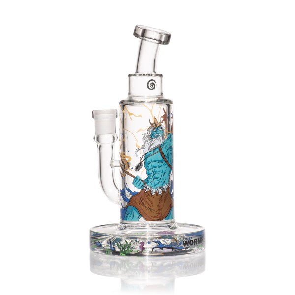 WH-157_A Poseidon: Bounty Hunter 8.5" Clear Dab Rig