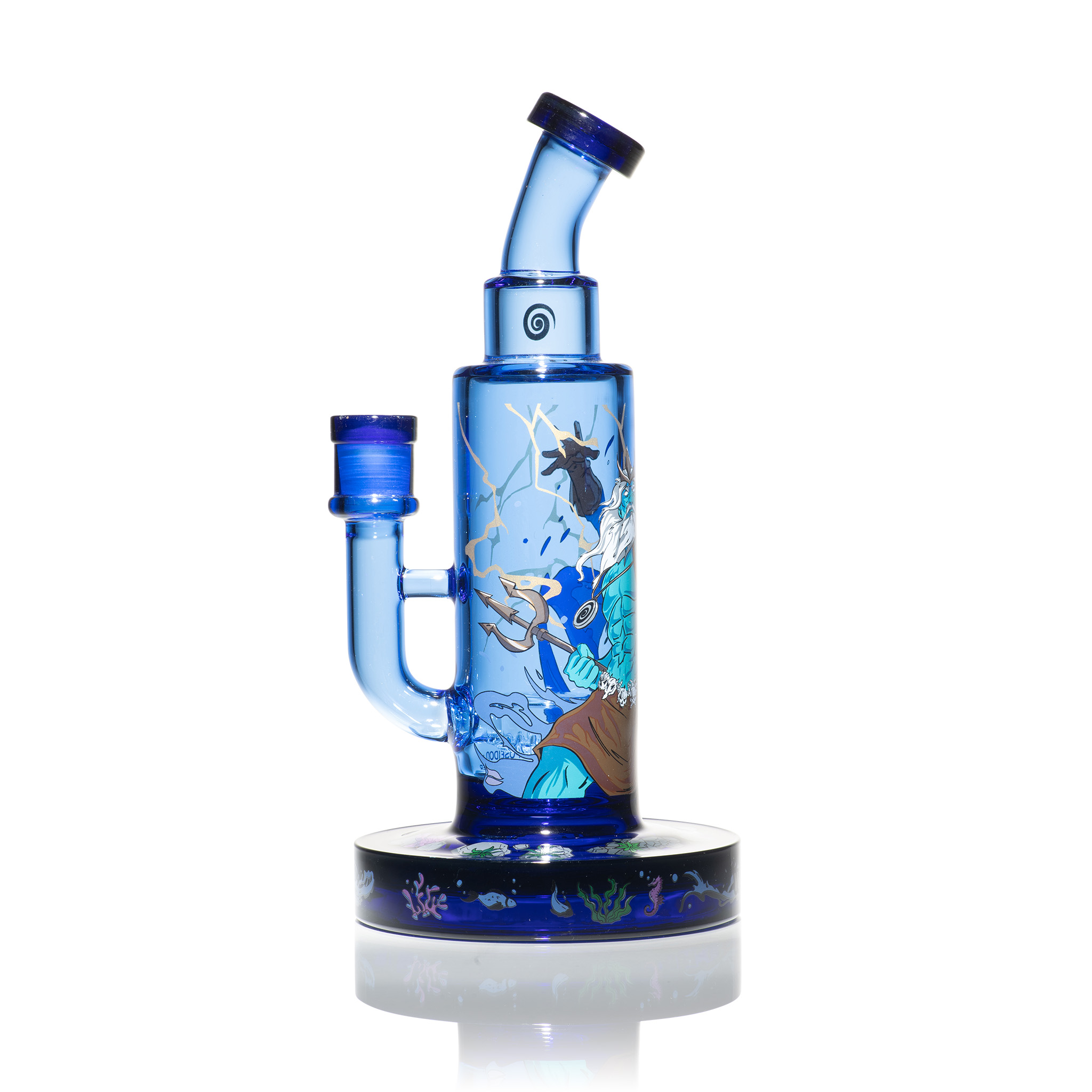 Poseidon: Bounty Hunter 8.5" Dab Rig - Light Blue