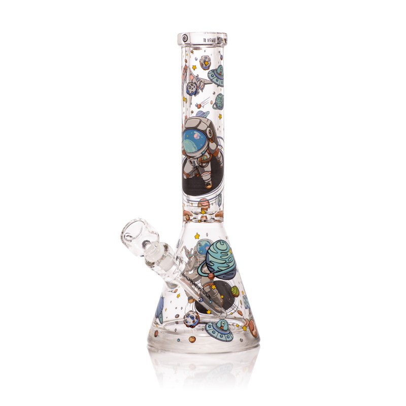 Lost in Space 14" Clear Beaker Bong