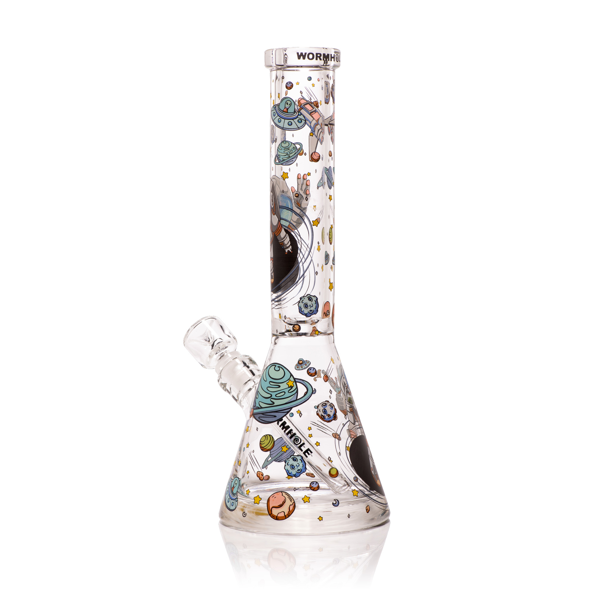 Lost in Space 14" Clear Beaker Bong - Image 4