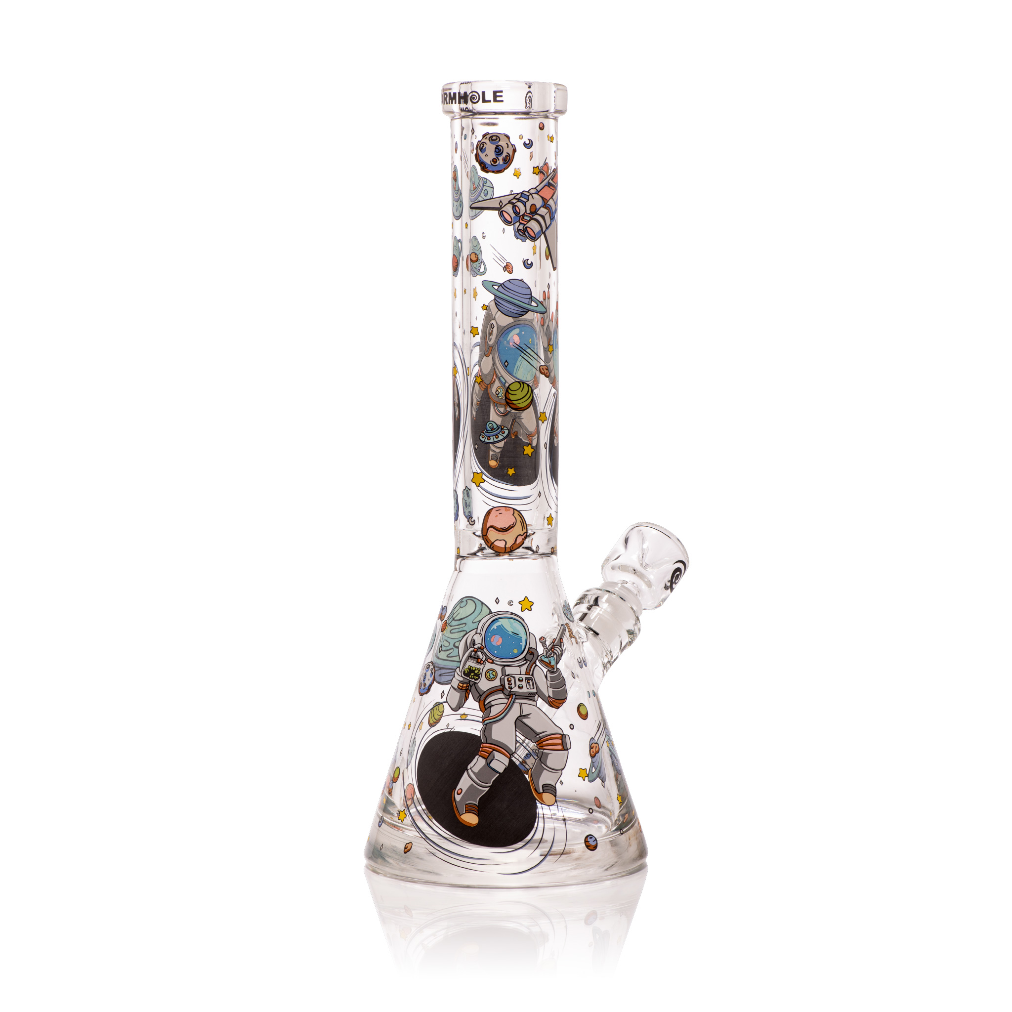 Lost in Space 14" Clear Beaker Bong - Image 5