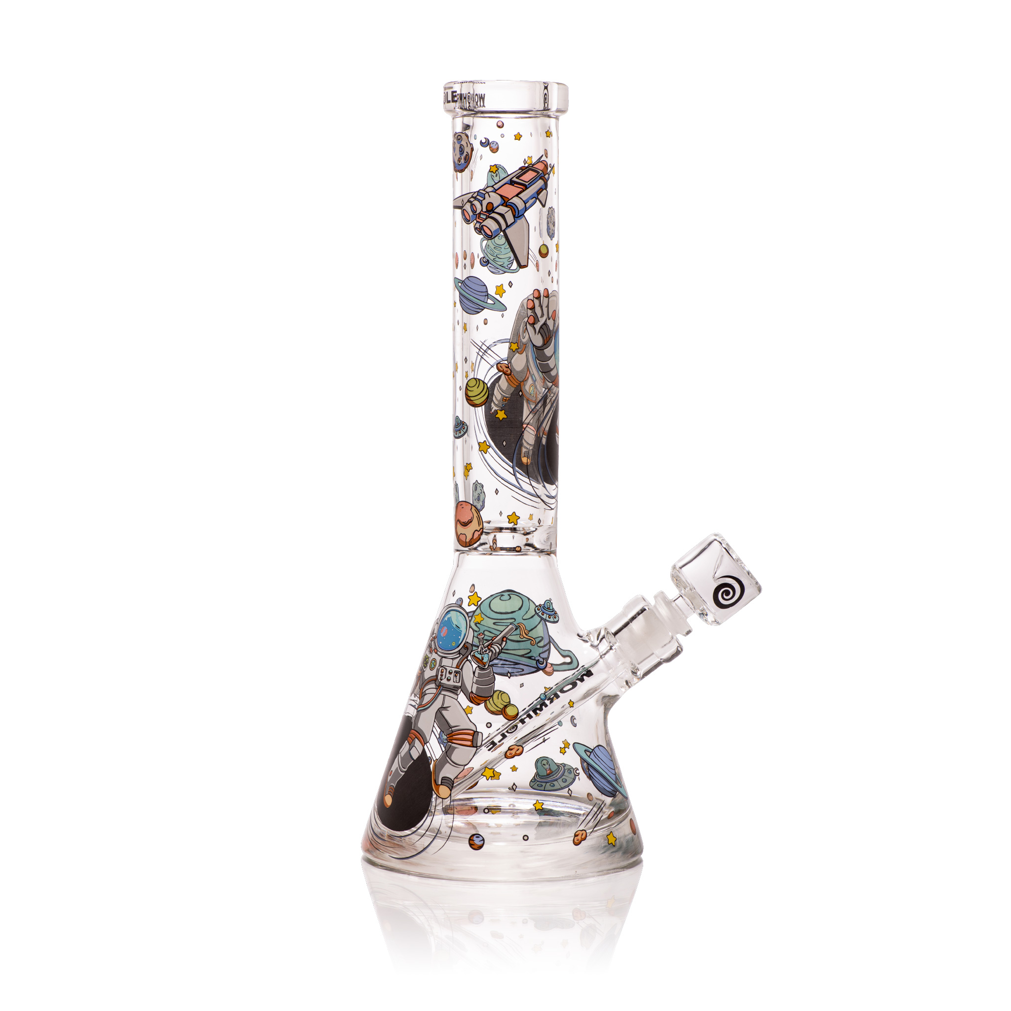 Lost in Space 14" Clear Beaker Bong - Image 6