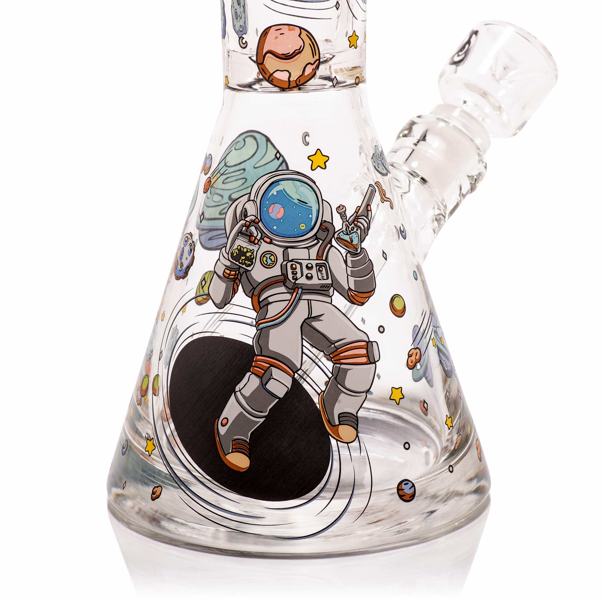 Lost in Space 14" Clear Beaker Bong - Image 10