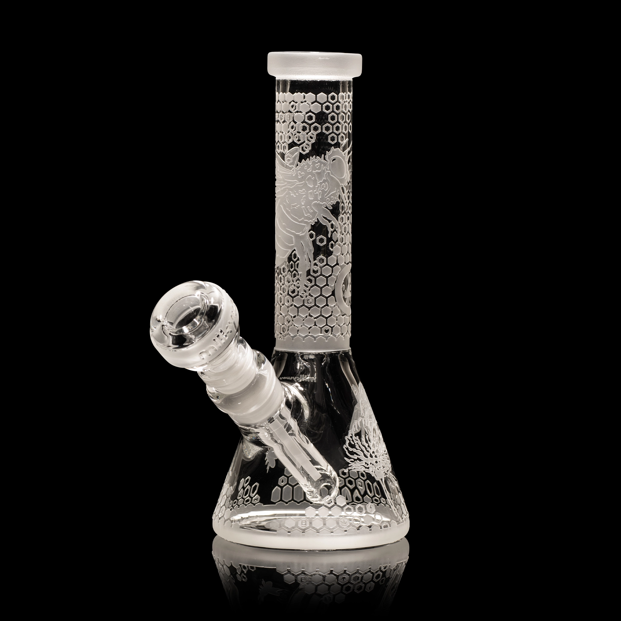 Tiny Apiary Mini 8" Beaker Bong - Clear