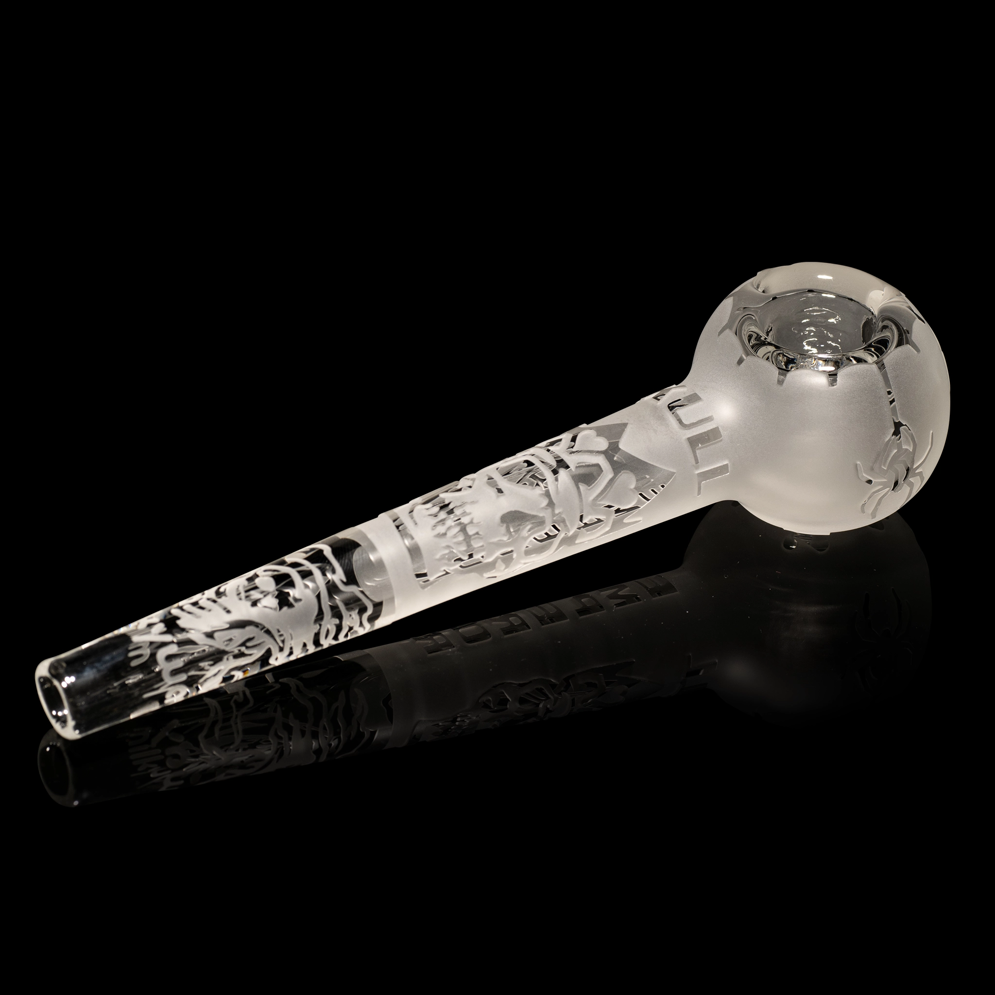 Skull Emperor 6.5” Handpipe - Clear