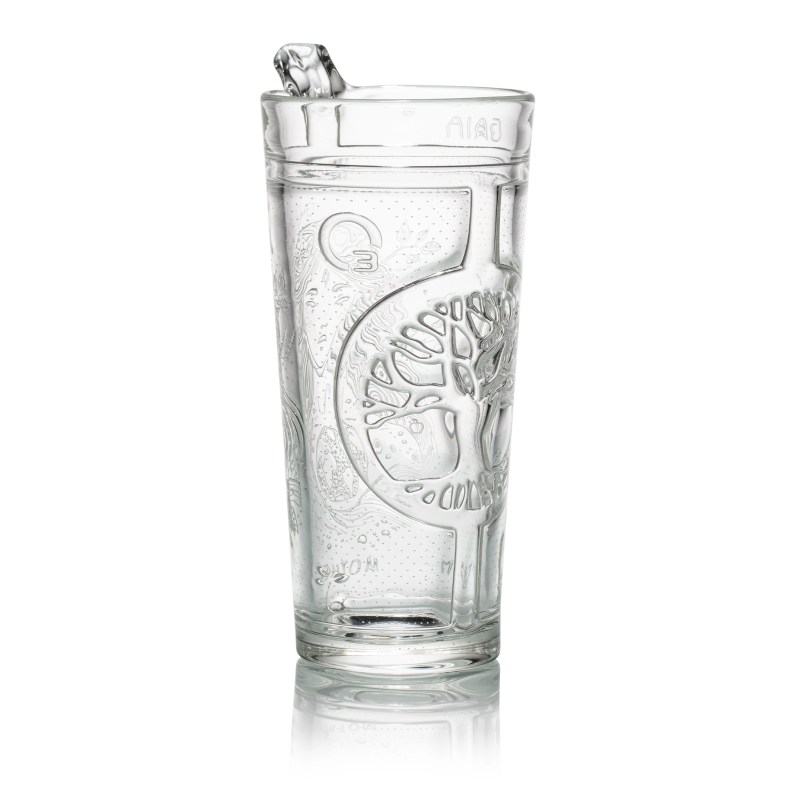 Gaia 7.5" Tall Tumbler - Clear