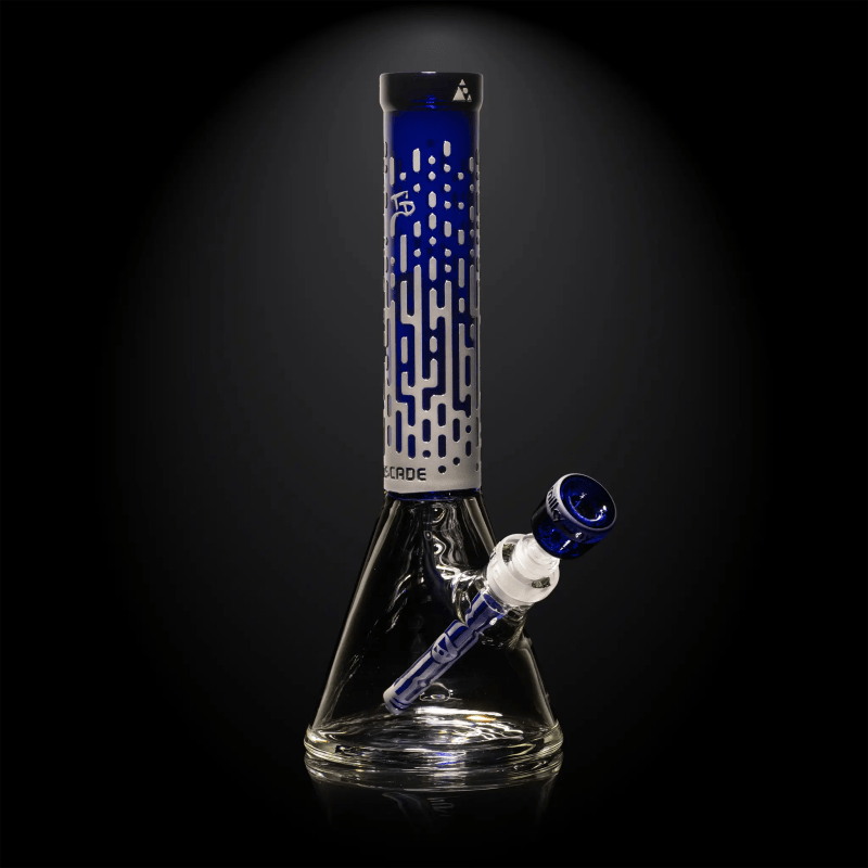 Cascade 14" Beaker Bong - Blue